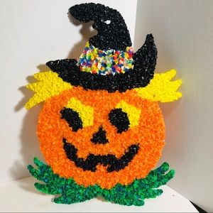 Halloween Melted Popcorn Pumpkin